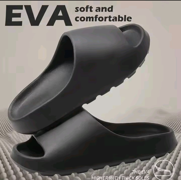 Cloud Comfort EVA Slides | Ultra Soft Non-Slip Unisex Bathroom & Outdoor Slippers