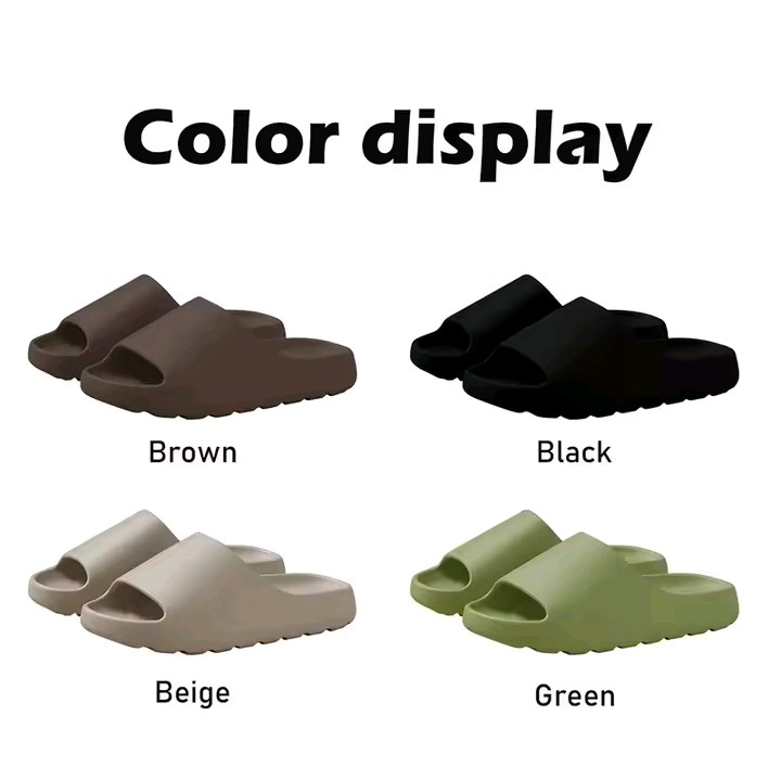 Cloud Comfort EVA Slides | Ultra Soft Non-Slip Unisex Bathroom & Outdoor Slippers