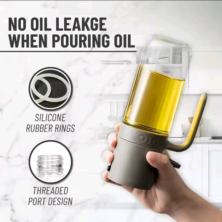 250ml Premium Glass Oil Sprayer | BPA-Free Olive Oil Mister | Refillable Cooking Spray Bottle