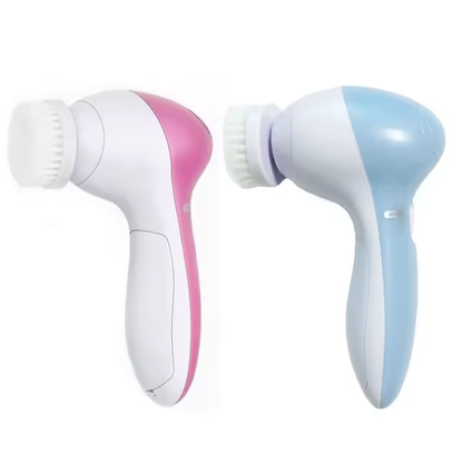 5-in-1 Electric Facial Cleansing Brush – Deep Face Cleanser, Blackhead Remover & Skin Massage Tool