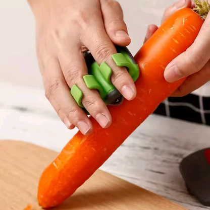 Multifunction stainless steel vegetable and fruit peeler with ergonomic handle